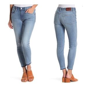 Frye Sienna Mid Rise Crop Light Blue Women’s Skinny Jeans Size 26 NWT